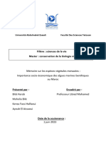 Importance Socio-Économiques Des Algues Benthiques Maroc