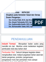 Kode Matakuliah: 567N1202 Disajikan Pada Semester Gasal Dan Genap Dosen Pengampu