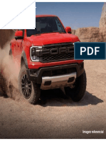 Ficha Tecnica Ranger Raptor MY2024 - Fuente Tailandia