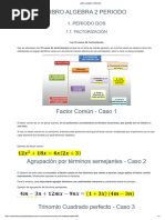 Libro Algebra Factorizacion 9°