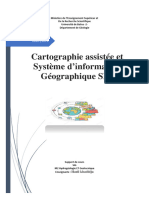 Cartographie Assistée Et Système D'information Géographique SIG