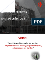 Gestión de Créditos Área de Créditos I