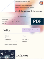 Dimensión Estratégica de Los Sistemas de Información