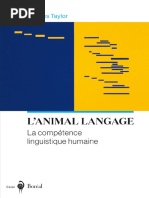 Charles Taylor-L'Animal Langage-Jericho