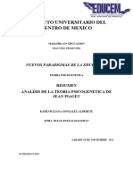 Analisis de La Teoria Psicogenetica