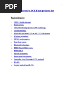 Sooxma Tech Project List