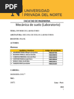 Grupo 4 de Laboratorio Mecanica de Suelos