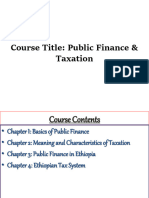 Public Finance & Taxations CH 1-4