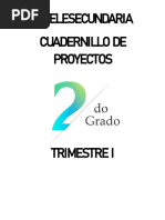 Cuadernillo de Proyectos 2do Grado Trimestre I