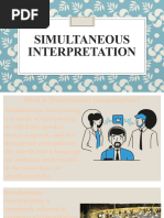 Simultaneous Interpretation