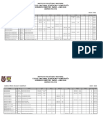 Horarios 3 Semestre