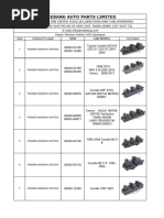 Power Window Switch Catalgoue