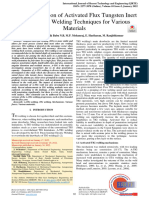 A New Perception of Activated Flux Tungsten Inert Gas (A-TIG) Welding Techniques For Various Materials