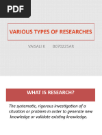 Types of Research