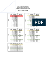 Jadwal Mengajar MAMA DAN HANA