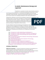 Schizophrenia in Adults TTO