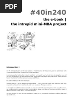 Intrepid MBA 40in240 E-BOOK