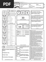 Ficha Oficial D&D 5E Editável