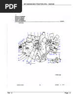 Massey Ferguson MF 595 595 MKII TRACTOR (FR) Service Parts Catalogue Manual (Part Number 1646168)