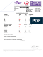 Complete Blood Count: Ms. Nuveriya Mujavar