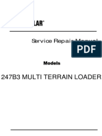 Caterpillar Cat 247B3 MULTI TERRAIN LOADER (Prefix TSL) Service Repair Manual (TSL00001 and Up)