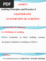 Chapter 1 Overview of Auditing