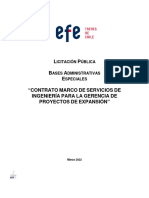 L P B A E "Contrato Marco DE Servicios DE Ingeniería para LA Gerencia DE Proyectos DE Expansión "