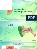 Anatomía y Fisiología de Oído