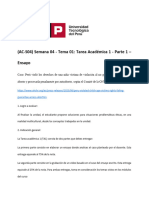 (AC-S04) Semana 04 - Tema 01: Tarea Académica 1 - Parte 1 - Ensayo