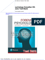 Forensic Psychology Canadian 5th Edition Pozzulo Test Bank