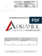 Procedimiento de Trabajo en Altura Fisica