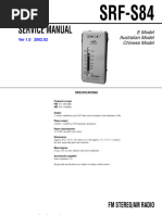 Sony SRF s84 Radio 14