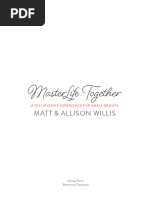 Master Life Together BSBSamplepdf