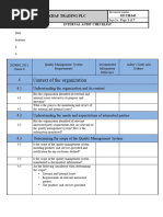 Checklist For QMSC