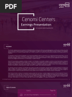 Cenomi Centers Q3 2023 Earnings Presentation Final 131123