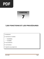 Chap7 Fonctions Et Procedures