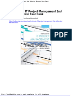 Methods of It Project Management 2nd Edition Brewer Test Bank