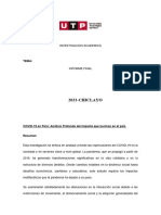 COVID-19 en Perú: Análisis Profundo Del Impacto Que Tuvimos en El País