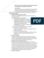 Informe Sobre La Charla Que Se Llevó A Cabo en El Auditórium Del Banco Central de Reserva Del Perú