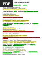 Evaluación Semana 2 - Auditoria