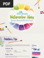 Watercolor Ideas Printable