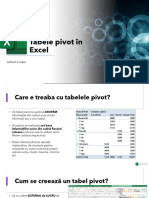 Modul 4 - Tabele Pivot