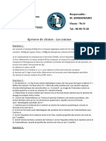 Chimie Amine