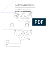 4° Diciembre - Eval Matemática