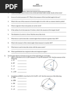 Math 10 Quiz Circles