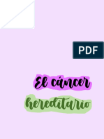 El Cáncer Hereditario