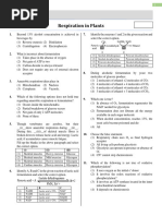 Respiration in Plants DPP 04of Lec 06 PDF