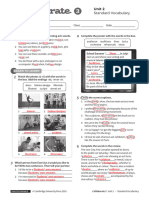 COL - TRB3 - Vocabulary - Standard - Unit 2 - With Answer