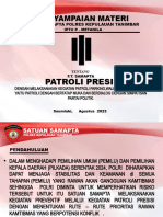 Patroli Presisi Samapta Pilkada