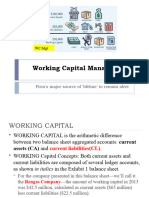 Working Capital Management (WCM)